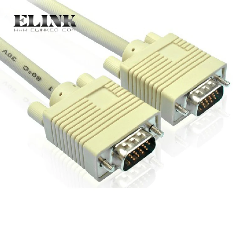 Blue Plug Vga To Vga Cable Male To Male/female For Hdtv Lcd Monitor Pc