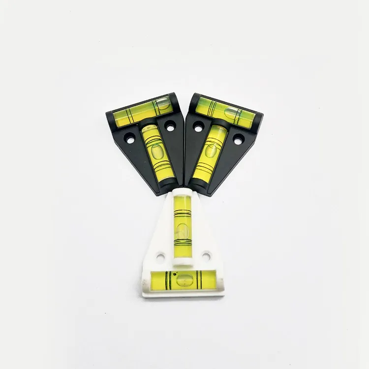 T Type Mini Bubble Spirit Level Measuring Device Triangular Indicator For RV