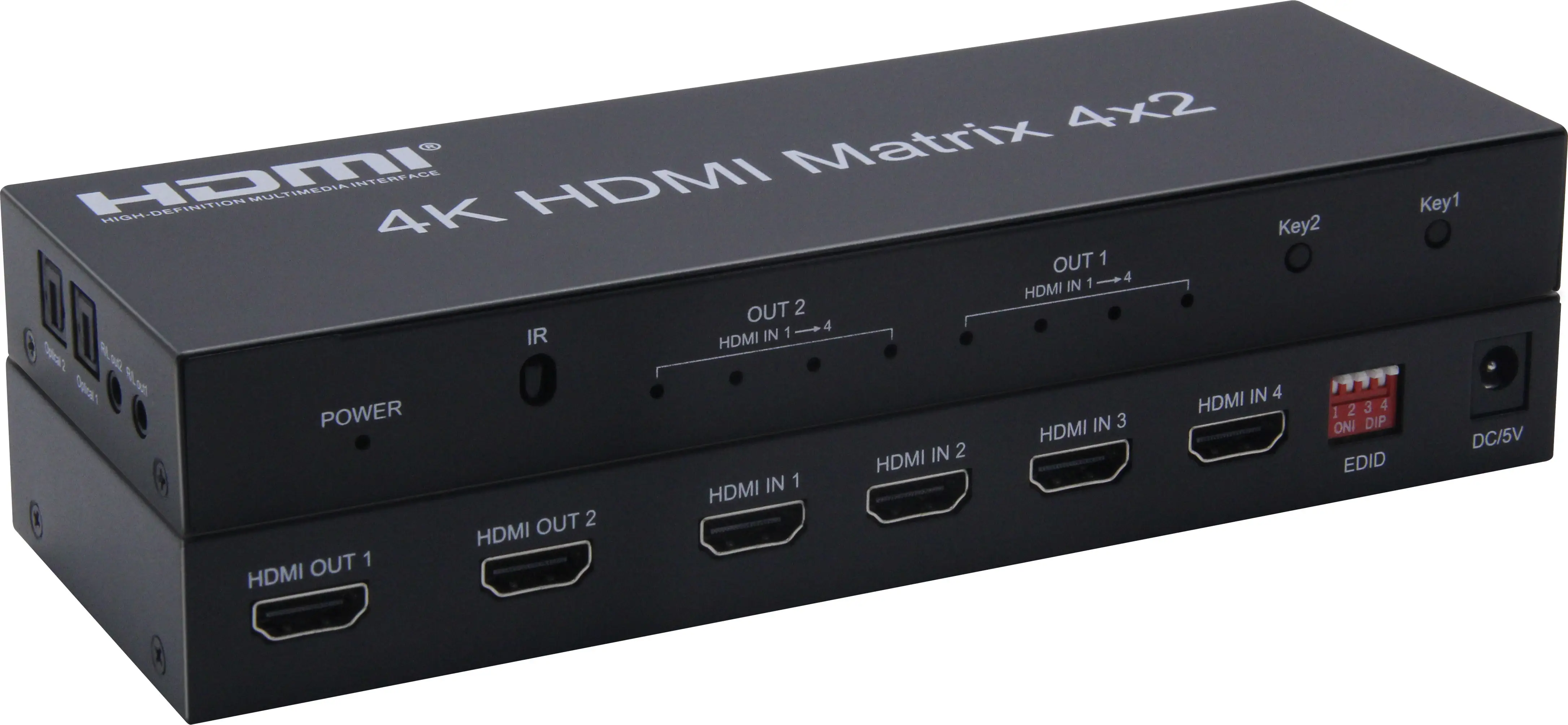 ☆4K☆HDMI☆マトリックススイッチ☆4 X 2.4インチ☆の+inforsante.fr