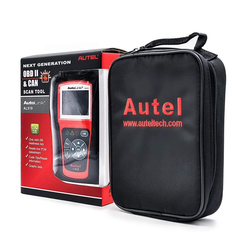 Autel Al519 100 Original Obd2 Scanner Autolink Fault Code Reader Support All Obd2 Can Eobd Jobd