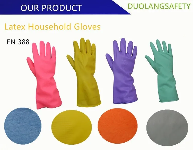 Family Household Washing Latex Rubber Hand Gloves Buy Garden Gloves Dollar Tree,Garden Gloves