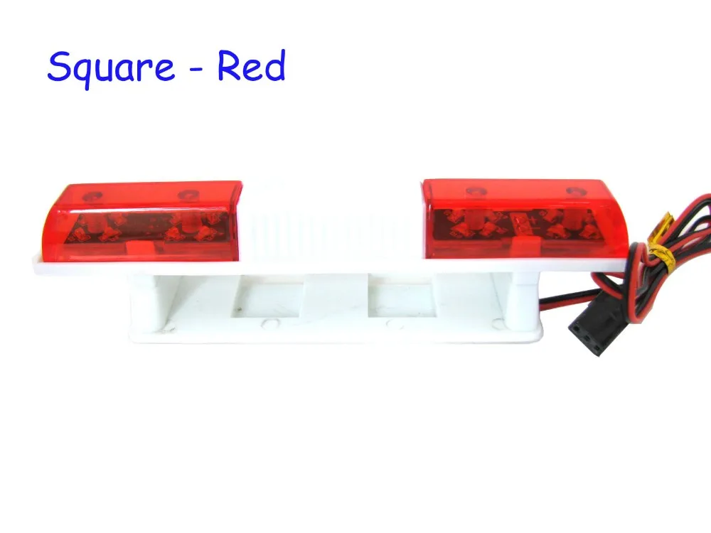 Rc Simulating Rotating Leds Super Bright Oval Police Light Bar Buy