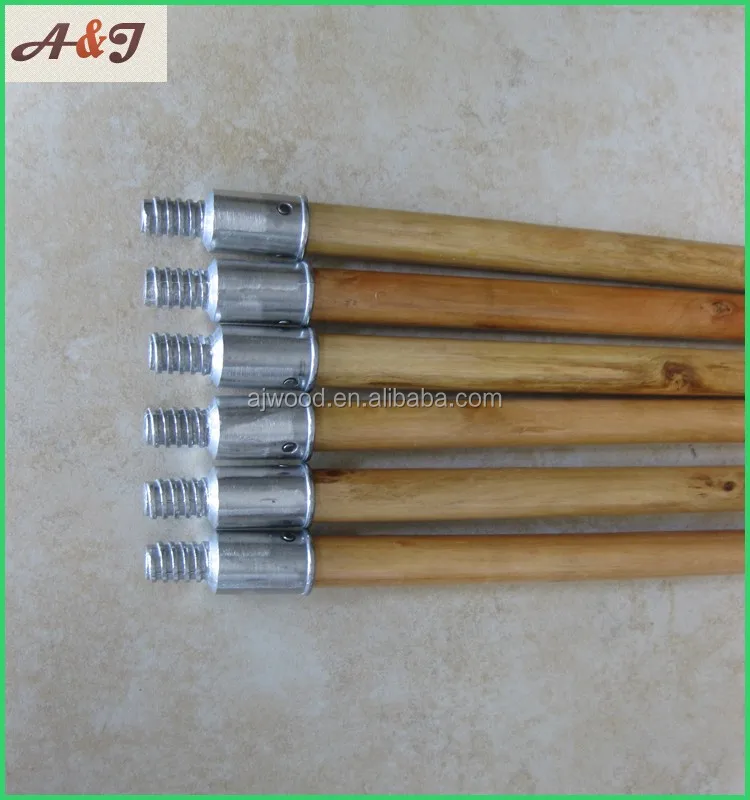 Lacqur Painted Wooden Pole For Brushes Metal Screw Buy Wooden Pole