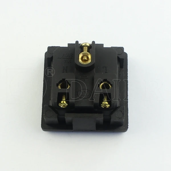 AC011 three screw terminal electrical outlet multiple socket, View