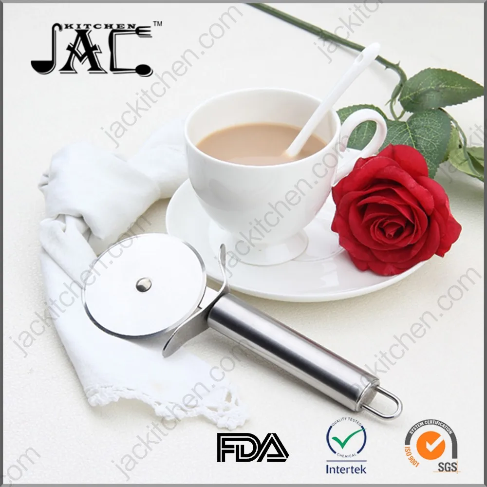 Dual Stainless Steel 304 Anti-Slip Hard Grip Pizza Knife Cutter
