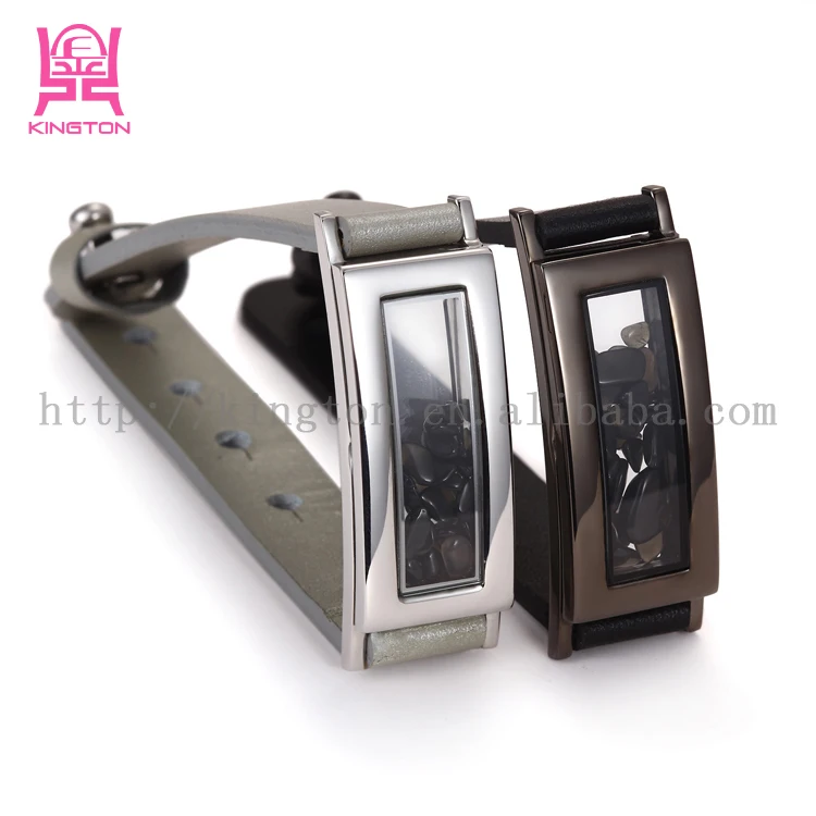 Custom Engraved Mens Leather Locket Bracelet View Custom Engraved Mens Leather Locket Bracelet