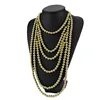 Multi Layer Big Beads Statement Necklace Bohemian Style Hand Making Necklace
