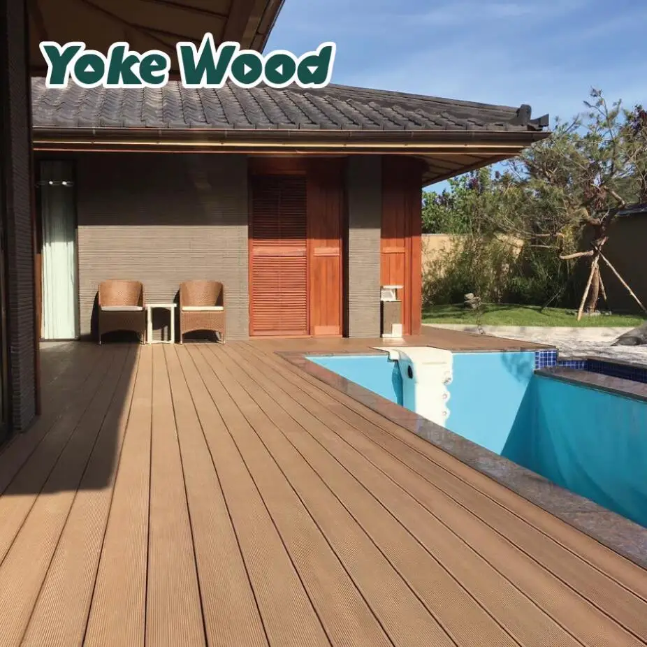 Vyokewood Wpc Wood Plastic Composite Decking Oak Solid Wpc Wood Plastic Composite Decking
