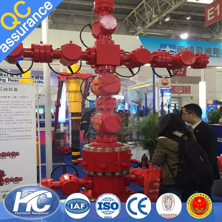 Wellhead Equipment Drilling Oil Tree / Oil Rig Christmas Tree For