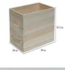 Wholesale cheap custom wood handicrafts finished make up storage box