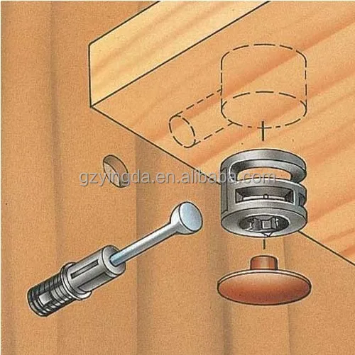 Kitchen Unit Metal Cam Dowel Screw Fixing Joiner Bolt Connectors Buy