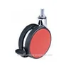 Adjustable zinc alloy caster with brake