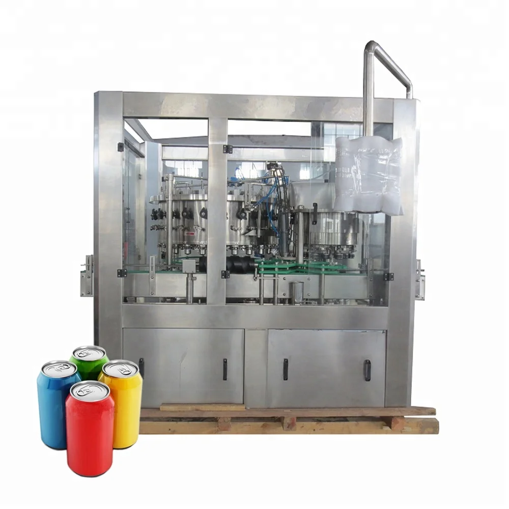 
High quality two in one monoblock automatic aluminum Can mustard oil filling machine price 