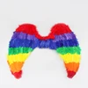 New Arrival Rainbow colors wholesale angel wings feather angel wings wholesale QFW-8143