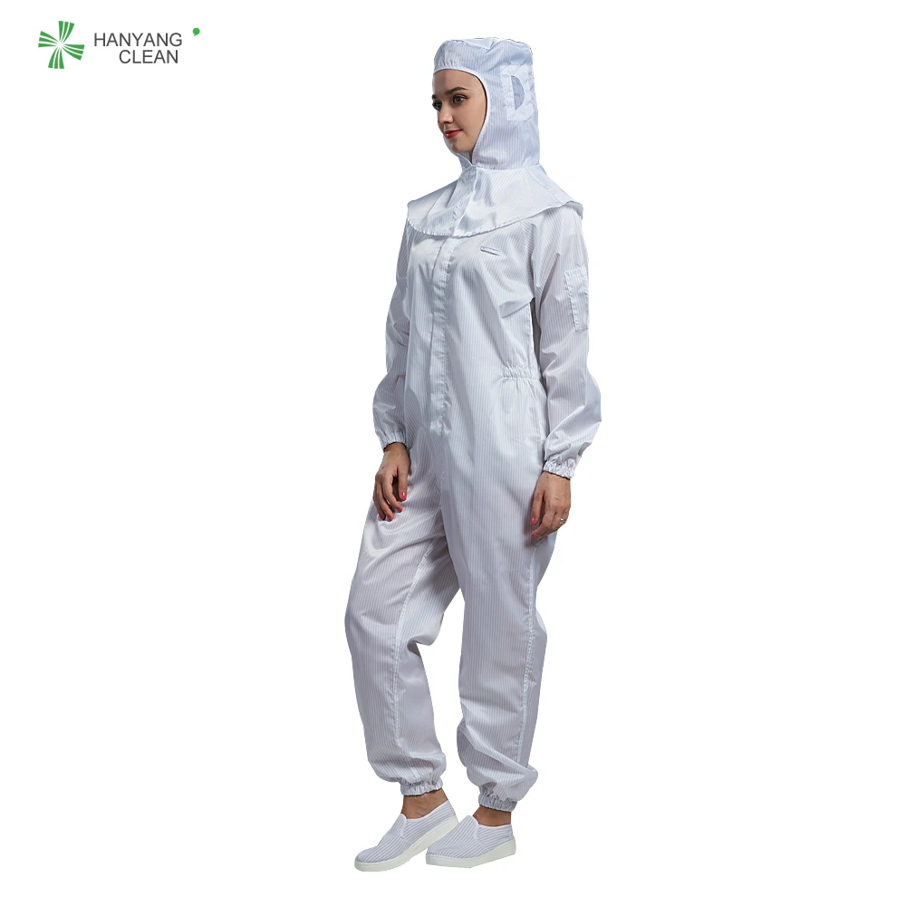 Autoclavable Cleanroom Blue Stripe Chemical Lab Clothing,Antistatic