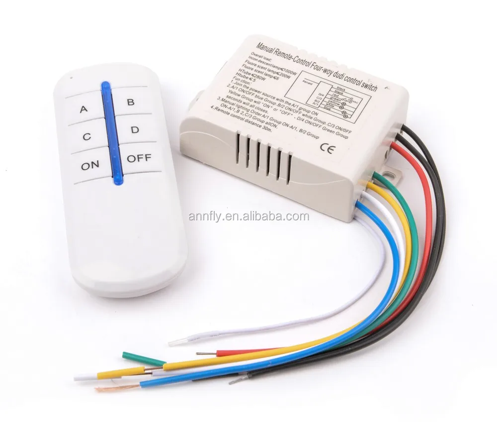 Wireless 4 Channels On Off 220v Remote Control Switch Digital For Lamp Light View Annfly Product Wireless 4 Channels On Off 220v Remote Control Switch Digital For Lamp Light View Annfly Product