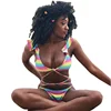 2019 sexy bikini swimwear Pure color fashion women swimsuit two pieces set beach dress bathing Seaside hot spring resort suits