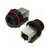 CAT5e Quick Release Waterproof RJ45 Connector with PCB Receptacle