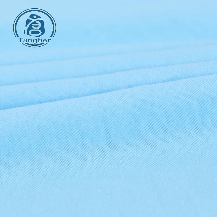 100% combed cotton single jersey t shirts fabric wholesale