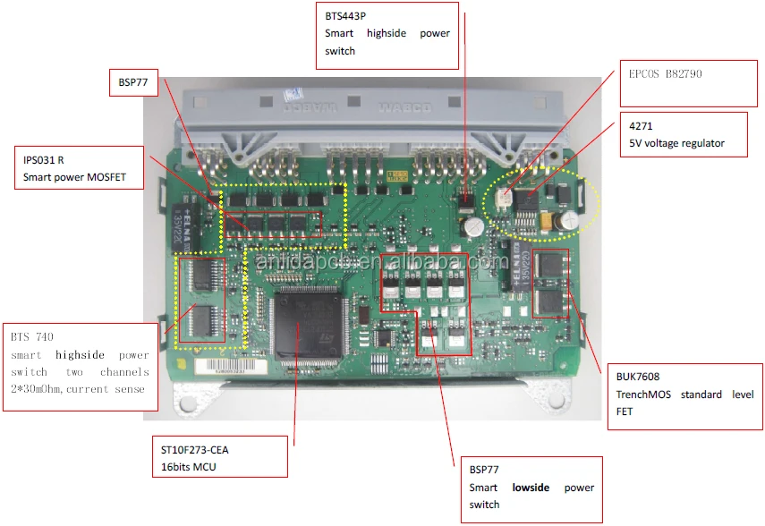 Ecu Circuit Board Diagram