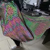 100%polyester 75DX75D fiber optics coated fabric for dress dust-coat spotrwear garments garment