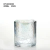 Wholesale nice design Glass Candlestick Use For Wedding Candle Holder round shaped and clear transparent color machine made