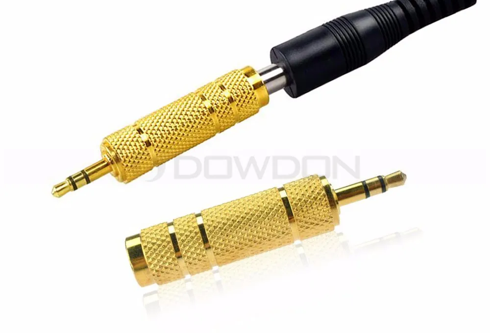 6.5mm Female To 3.5mm Male Audio Jack Converter Stereo Headphone Mic