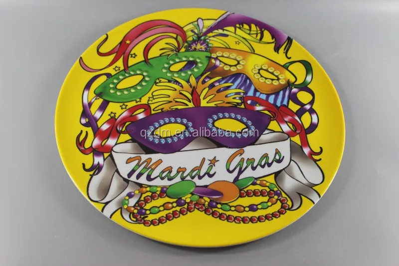 Custom Print Melamine Big Plate , Party Dishes
