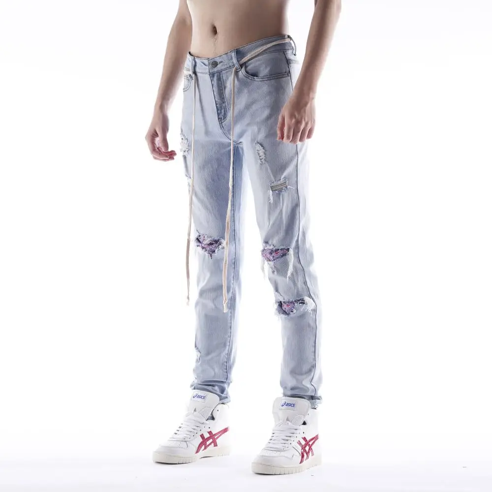 mens custom skinny jeans