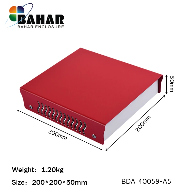 Metal shell high quality project iron box BDA 40059 for wholesale