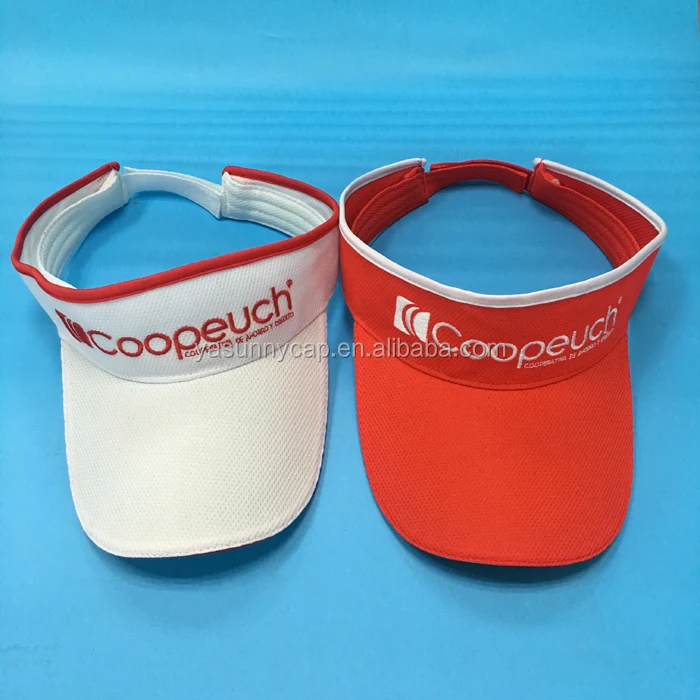 Top Quality Custom Visor Cap With Embroidery Logo Buy Sun Visor Cap
