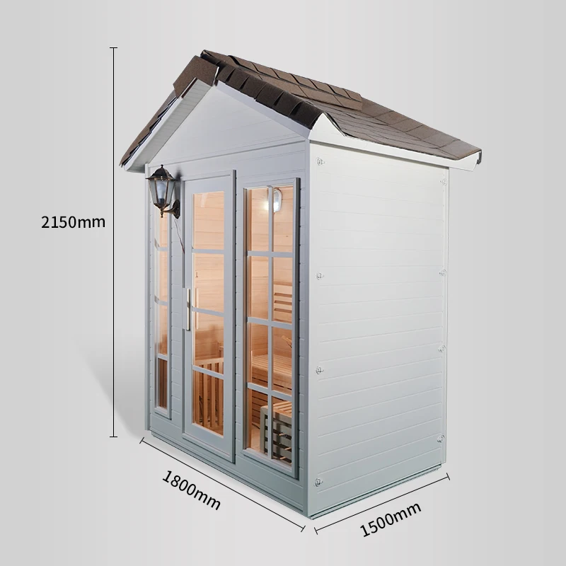 Outdoor Traditional Steam Hemlock Wooden Sauna Shower Room Buy