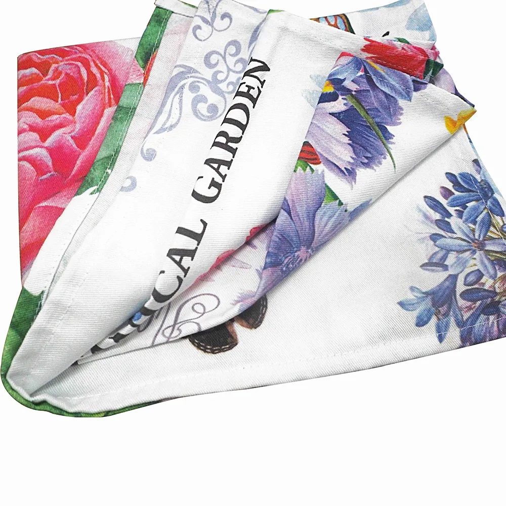 Wholesale Promotion High Quality Cheap 100 Cotton Custom Reactive Digital Printed Tea Towel