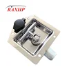 Vehicle Truck Door Paddle Latch Stainless Steel Folding Tool Box T Handle Lock