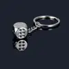 Creative Gift Dice Shape Metal Keychain