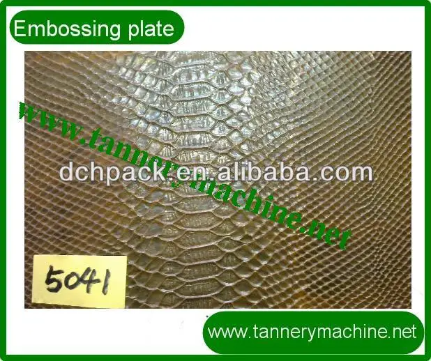 embossing plates for leather