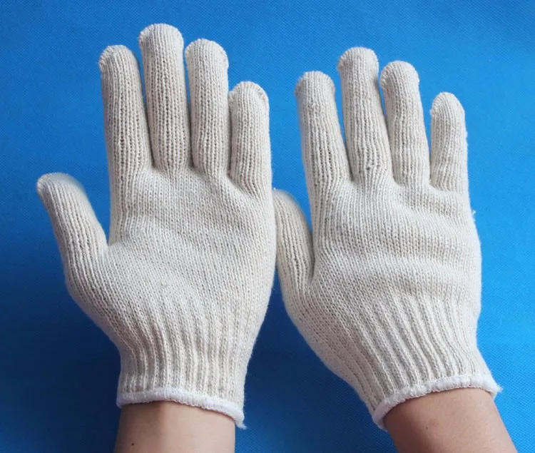 Ce En388 Oem/odm Cotton Work Glove 7/10 Gauge Cotton Knitted Gloves/elastic Cuff Buy Cotton