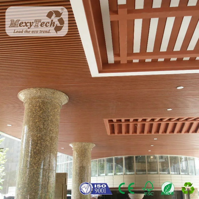 Guangdong Wood Plastic Composite Ceiling Panels For Hotel