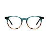 SRA205 two color round tortoise unisex optical acetate frames