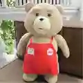 Big size Teddy Bear Ted 2 Plush Toys In Apron 45CM Soft Stuffed Animals Ted Bear