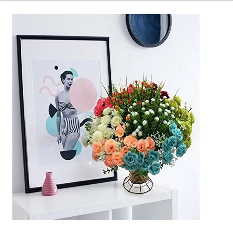 Promo Decorative Plastic Bouquet Flower Arrangement Ideas Buy Plastic