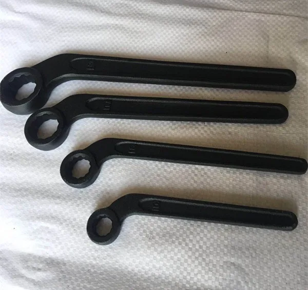 German Type Single Bent Ring Spanner,Single Bent Box Wrench Steel Heavy