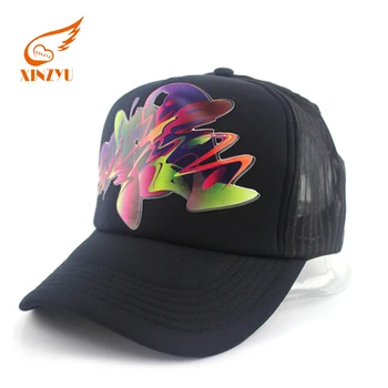 multi coloured baseball cap