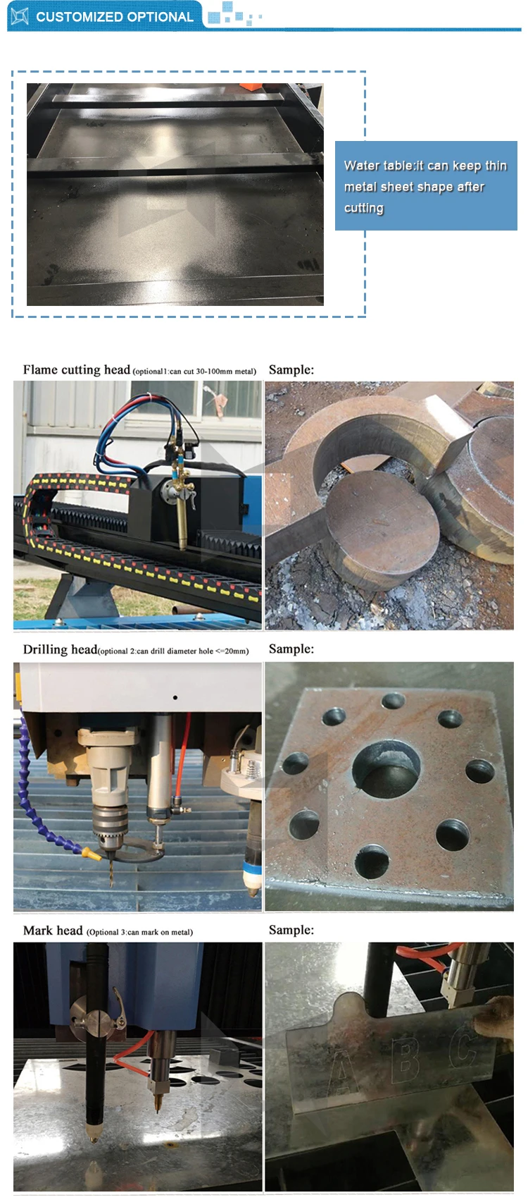 Cheap price metal cutting cnc cnc plasma pipe cutting machine