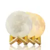 Popular birthday gift party with brackets moon night lamp USB charging stand moon night lamp led moon light ball