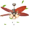 Professional manufacturer pull switch ceiling air cooling fan with big and wide real wood blades