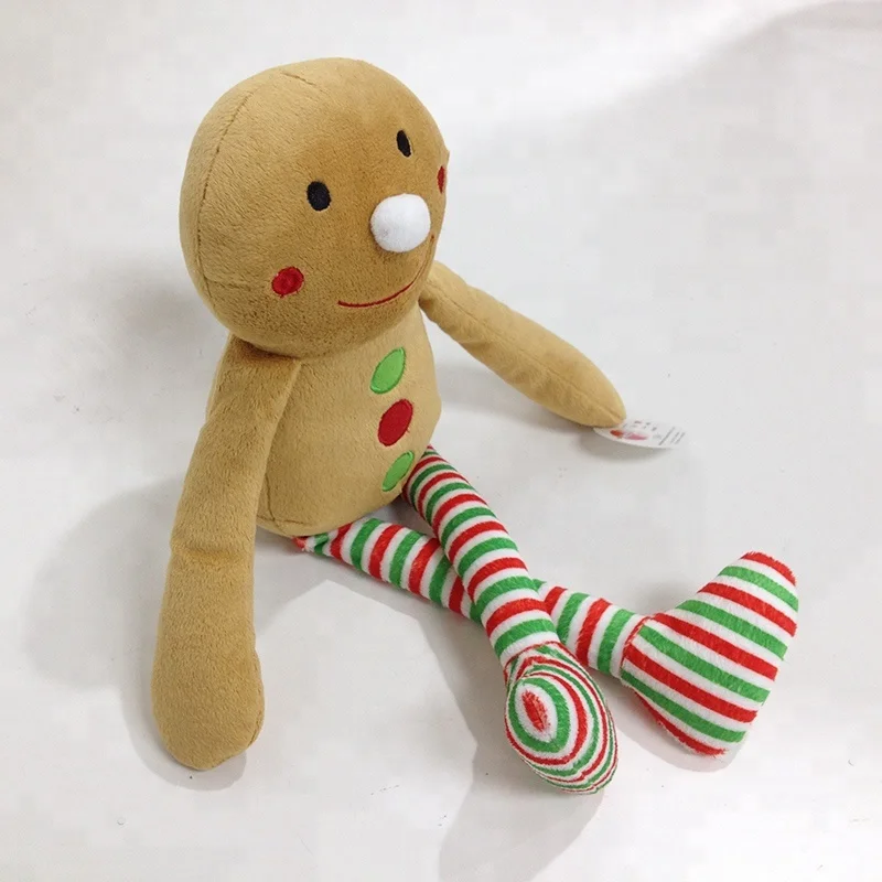 christmas gingerbread man soft toy