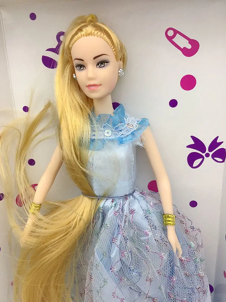 blonde hair doll