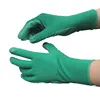 NMSAFETY 13g Polyester Glove for working with nitrile coated/nitrile gloves green and green nitrile