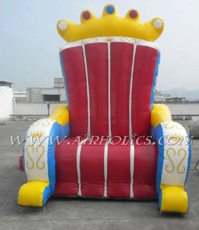 Beautiful Inflatable King /queen Throne Chair Stand Balloon For
